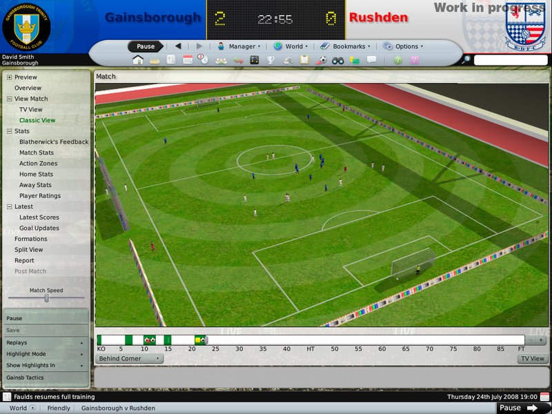 Illustration for article titled Football Manager 2009 PSP & Mac Screens